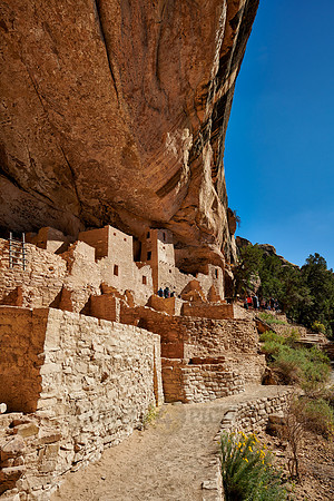 Cliff Palace, Cliff dwellings in Mesa-Verde-National Park