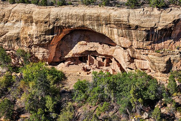 Oak Tree House, Cliff dwellings in Mesa-Verde-National Park