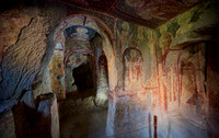 frescos inside Sumbullu church or Jacinth church, Ihlara valley