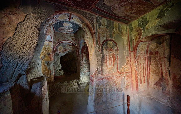 frescos inside Sumbullu church or Jacinth church, Ihlara valley
