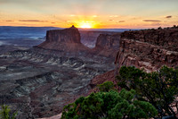sunset in Canyonlands National Park, Island in the Sky