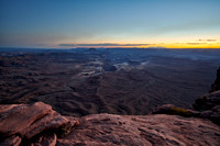 sunset in Canyonlands National Park, Island in the Sky