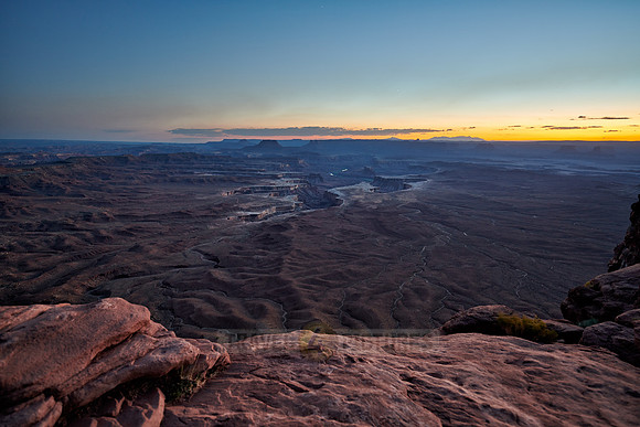 sunset in Canyonlands National Park, Island in the Sky