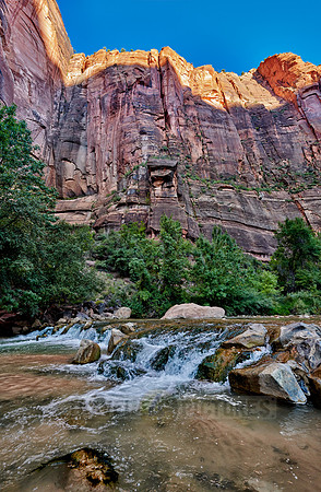 river in Zion National Park