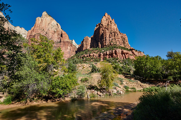 The Three Patriarchs in Zion National Park