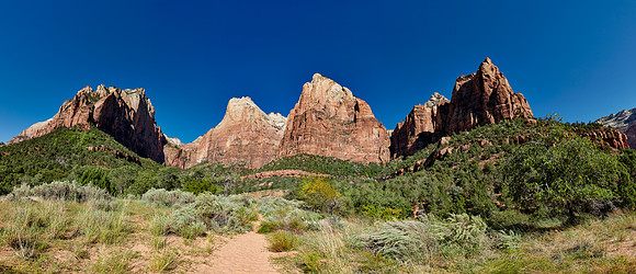 The Three Patriarchs in Zion National Park