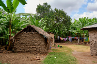 clay huts and laundery