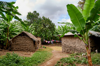 clay huts and laundery