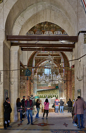 inside shot of Mausoleum and museum of Mevlana Rumi