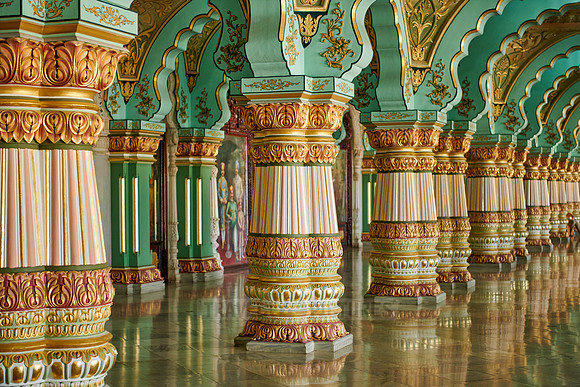 Audience hall, Public Durbar Hall of Mysore Palace