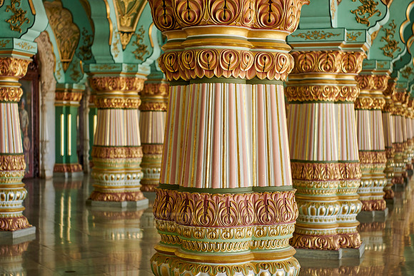 Audience hall, Public Durbar Hall of Mysore Palace