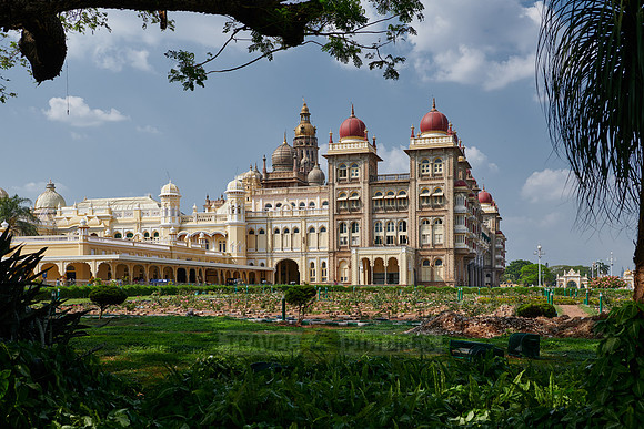 outside view of Mysore Palace