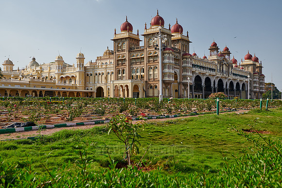 outside view of Mysore Palace