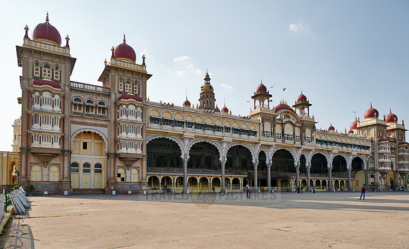 outside view of Mysore Palace