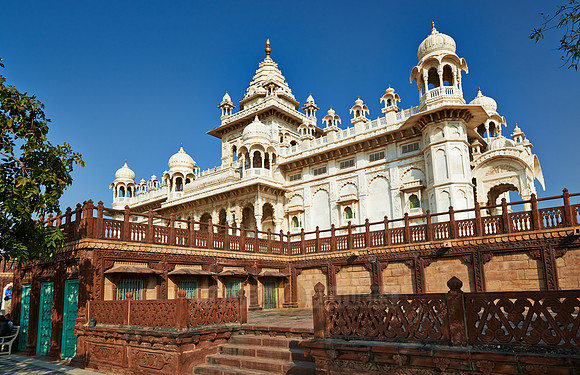 The Jaswant Thada mausoleum