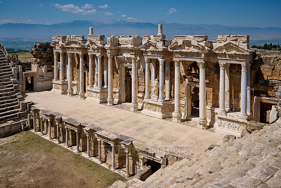 famous theater of Hierapolis, Pamukkale Archeological Site