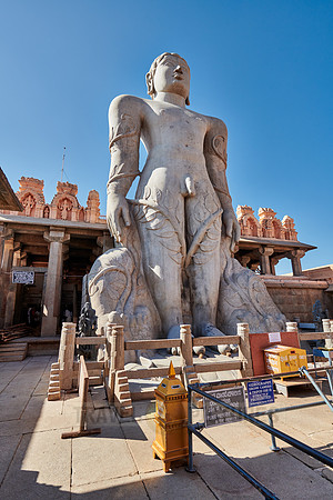 The Bahubali Gomteshwar statue