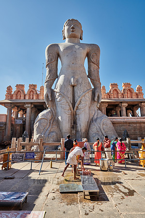 The Bahubali Gomteshwar statue