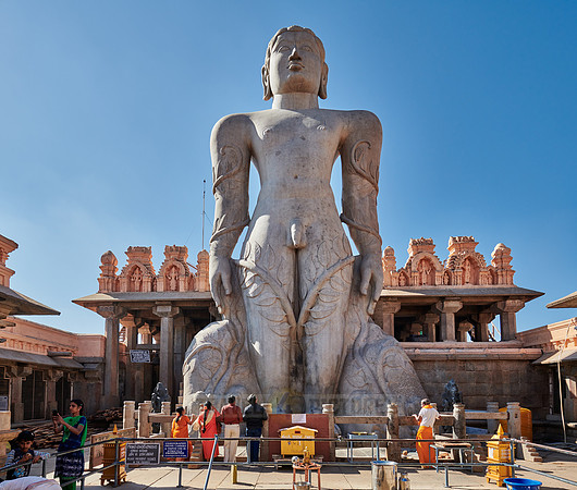 The Bahubali Gomteshwar statue