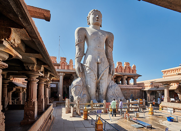 The Bahubali Gomteshwar statue