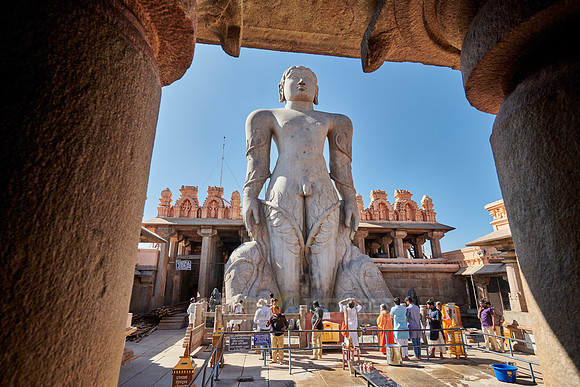 The Bahubali Gomteshwar statue