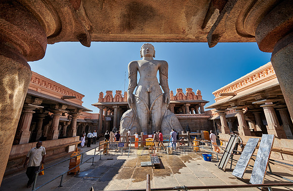 The Bahubali Gomteshwar statue