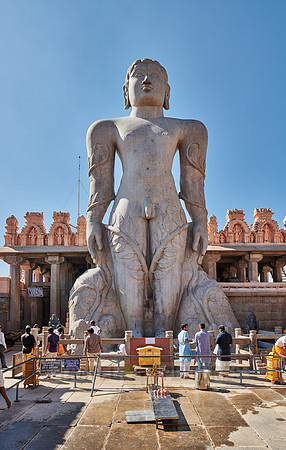 The Bahubali Gomteshwar statue