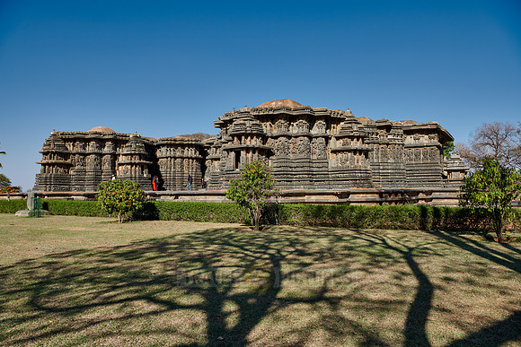 stone carvings on Halebid Hoysaleswara Jain temple