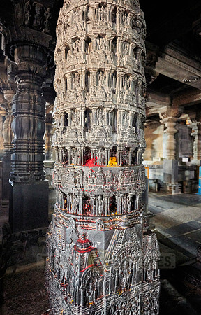 interior shot of Chennakesava temple