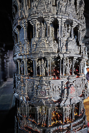 interior shot of Chennakesava temple
