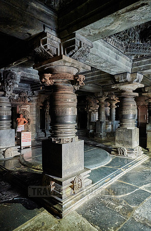 interior shot of Chennakesava temple