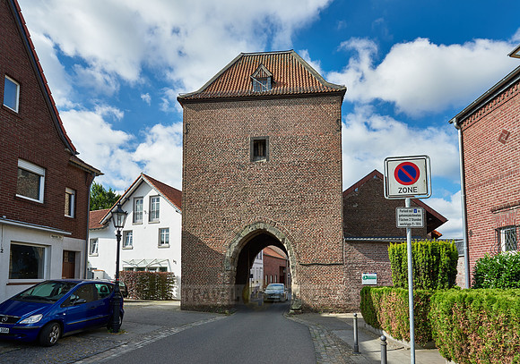 City gate in the old city wall of Gangelt