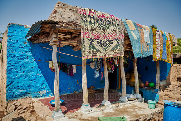 typical village scene of Aihole