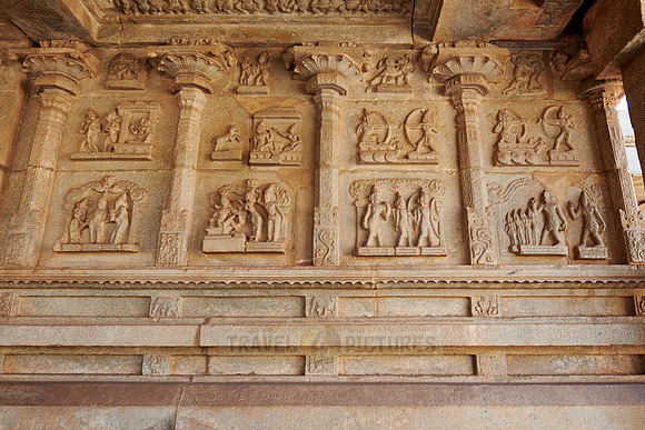stone carvings on Hazara Rama temple