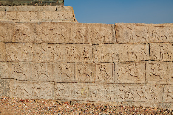 stone carvings at Mahanavami Dibba