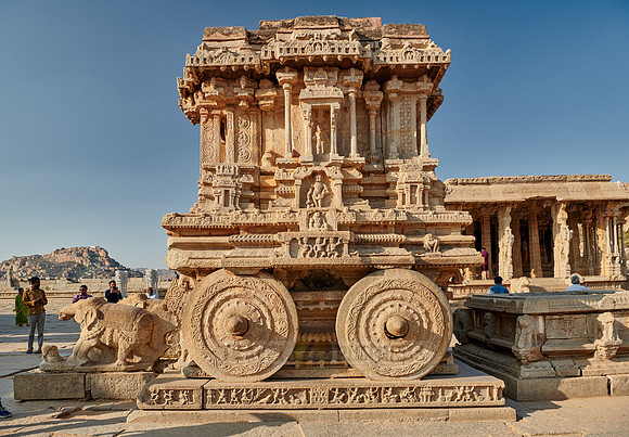 Garuda stone chariot in Vitthala temple
