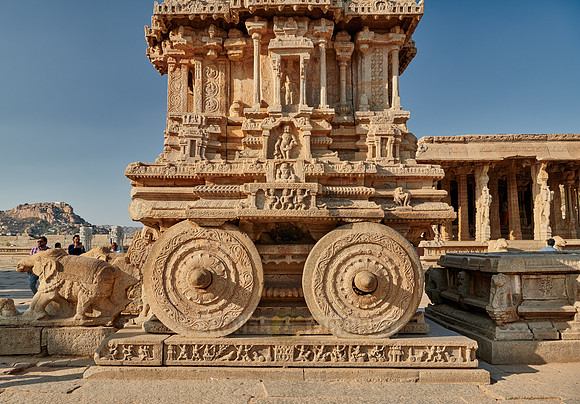 Garuda stone chariot in Vitthala temple