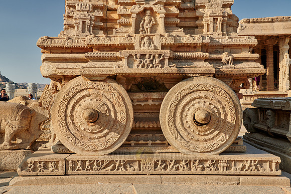 Garuda stone chariot in Vitthala temple