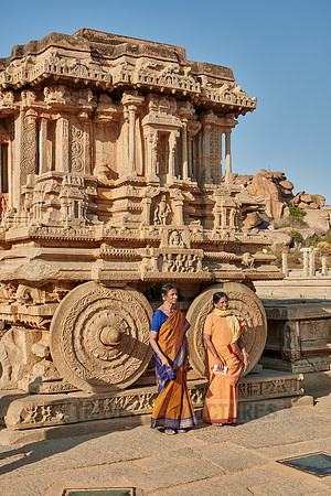 Garuda stone chariot in Vitthala temple