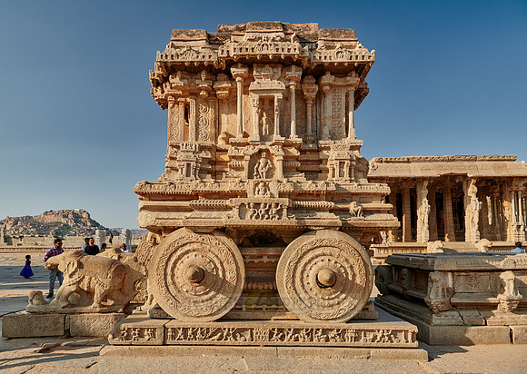 Garuda stone chariot in Vitthala temple