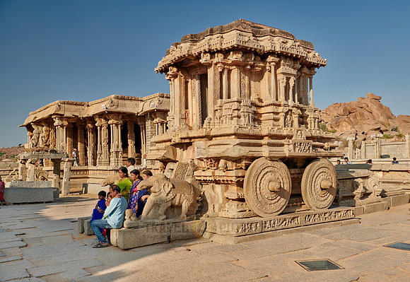 Garuda stone chariot in Vitthala temple
