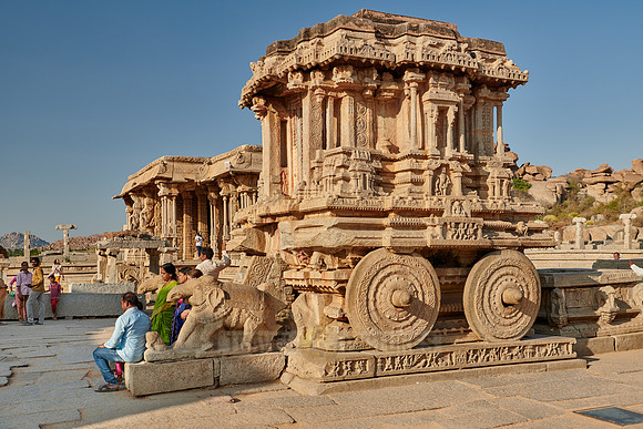 Garuda stone chariot in Vitthala temple