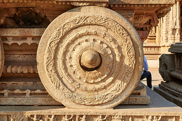 Garuda stone chariot in Vitthala temple