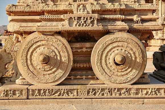 Garuda stone chariot in Vitthala temple