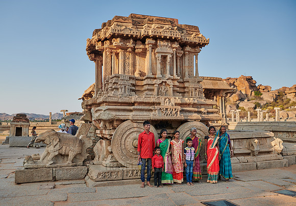 Garuda stone chariot in Vitthala temple