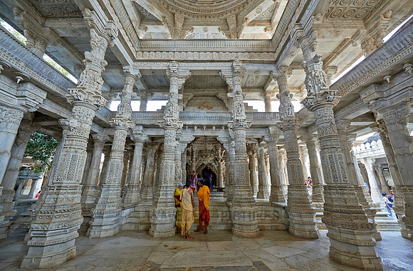 stone carved columns
