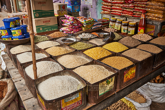 spices in street of Nawalgarh