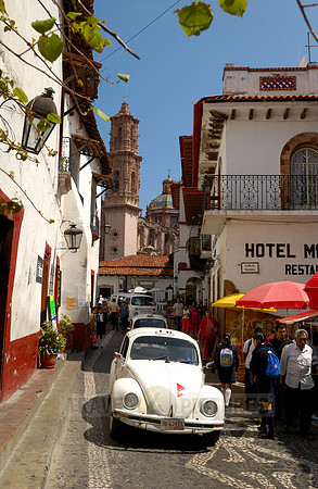 VW bus or VW Beetle in Taxco