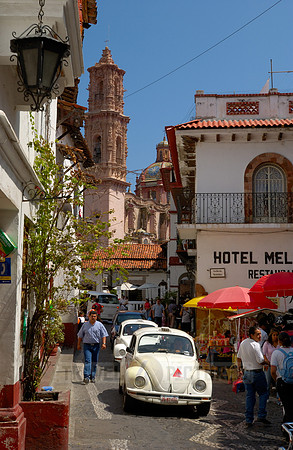 VW bus or VW Beetle in Taxco