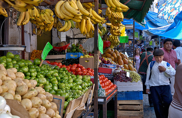 Market scene in Taxco